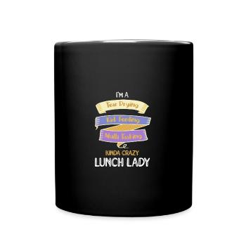 Cafétéria Employee Lunch Lady Canteen - Mug uni - noir - Devant