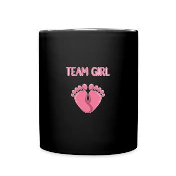 Gender Reveal Babyparty Geschlecht - Full Colour Mug - black - Front