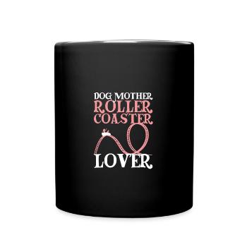 Roller Coaster Amusement Park Amusement Park - Full Colour Mug - black - Front