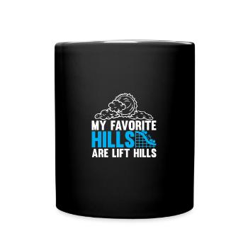 Roller Coaster Amusement Park Amusement Park - Full Colour Mug - black - Front