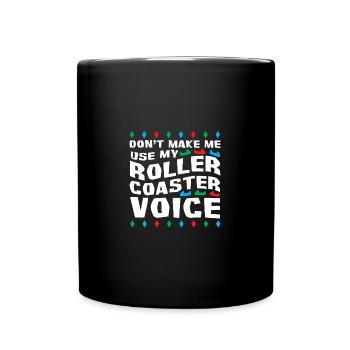 Roller Coaster Amusement Park Amusement Park - Full Colour Mug - black - Front