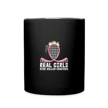 Roller Coaster Amusement Park Amusement Park - Full Colour Mug - black - Front