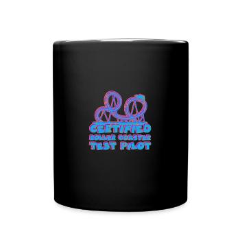 Roller Coaster Amusement Park Amusement Park - Full Colour Mug - black - Front