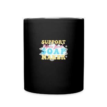 Fabrication de savon Savon fait à la main - Mug uni - noir - Devant