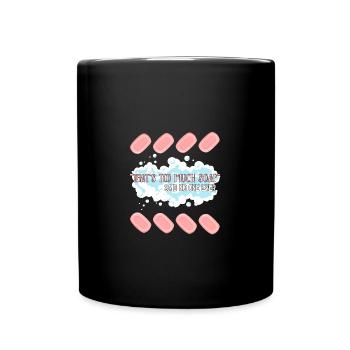Fabrication de savon Savon fait à la main - Mug uni - noir - Devant