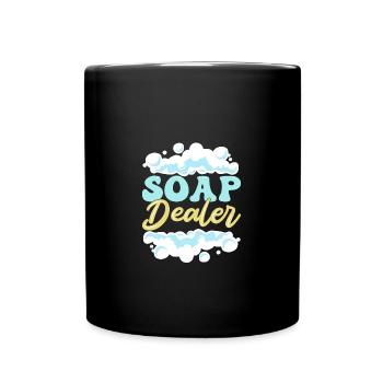 Fabrication de savon Savon fait à la main - Mug uni - noir - Devant