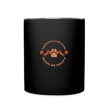 Écureuil - Mug uni - noir - Devant