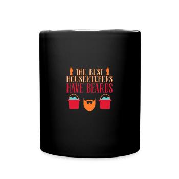 Femme de ménage Ménage - Mug uni - noir - Devant
