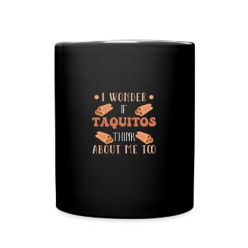Taquito Mexikanisches Essen Tacos - Tasse einfarbig - Schwarz - Vorne