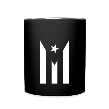 Puerto Rico - Tasse einfarbig - Schwarz - Vorne