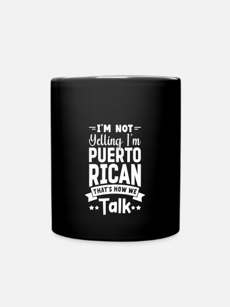Puerto Rico - Tasse einfarbig - Schwarz