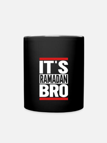 It's Ramadan, Bro - Full Colour Mug - black