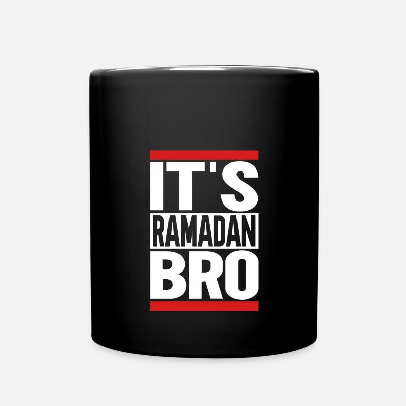 It's Ramadan, Bro - Full Colour Mug - black