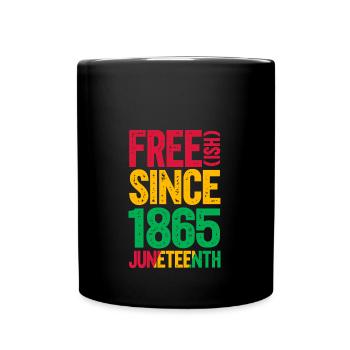Juneteenth - Mug uni - noir - Devant