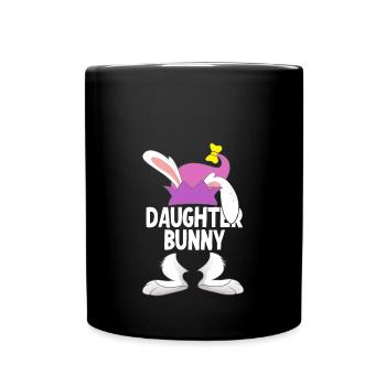 Daughter Easter Happy Easter - Full Colour Mug - black - Front