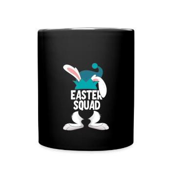 Easter Squad Easter Elf Costume - Full Colour Mug - black - Front
