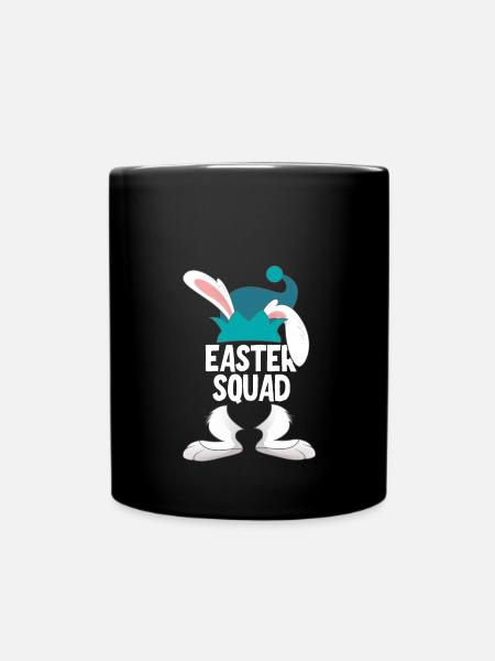Easter Squad Osterhase Elf Kostüm - Tasse einfarbig - Schwarz