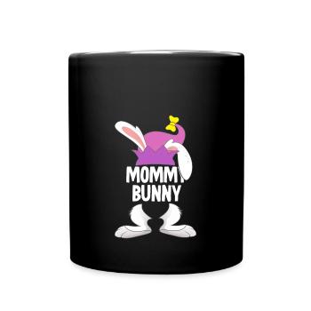 Mommy Easter Happy Easter - Full Colour Mug - black - Front
