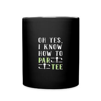 Golf Golfeurs Golfeurs - Mug uni - noir - Devant