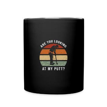 Golf Golfeurs Golfeurs - Mug uni - noir - Devant