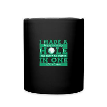 Golf Golfeurs Golfeurs - Mug uni - noir - Devant