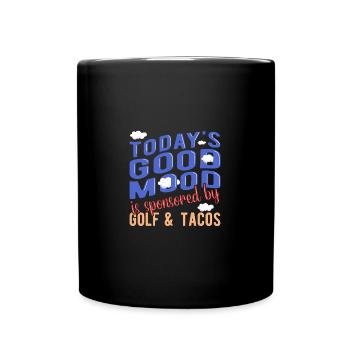 Golf Golfeurs Golfeurs - Mug uni - noir - Devant