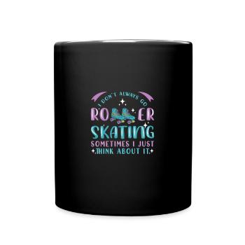 Patin à roulettes Patins à roues alignées - Mug uni - noir - Devant