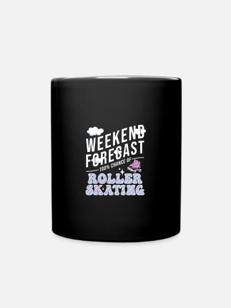 Roller Skating Inline Skating Inline Skates - Full Colour Mug - black