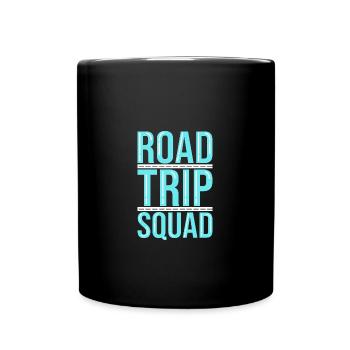 Road Trip - Tasse einfarbig - Schwarz - Vorne