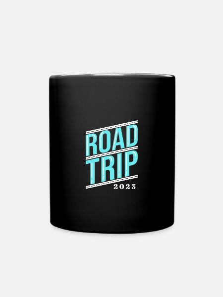 Road Trip - Tasse einfarbig - Schwarz