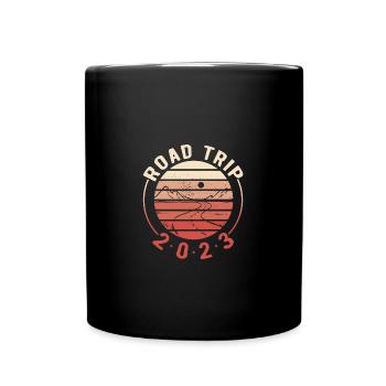 Road Trip - Mug uni - noir - Devant