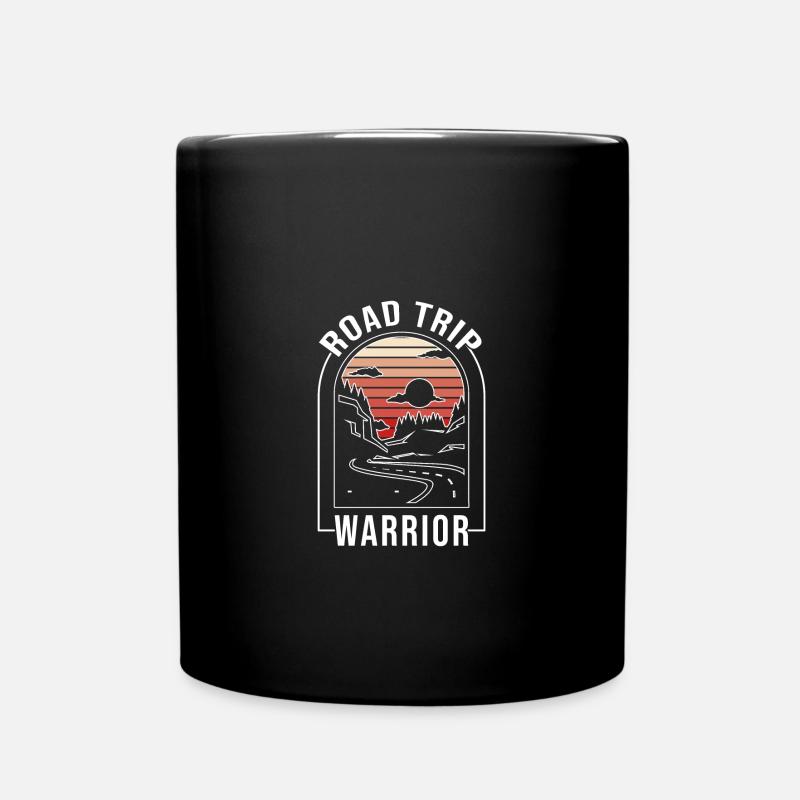 Road Trip - Tasse einfarbig - Schwarz