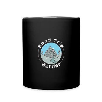 Road Trip - Tasse einfarbig - Schwarz - Vorne