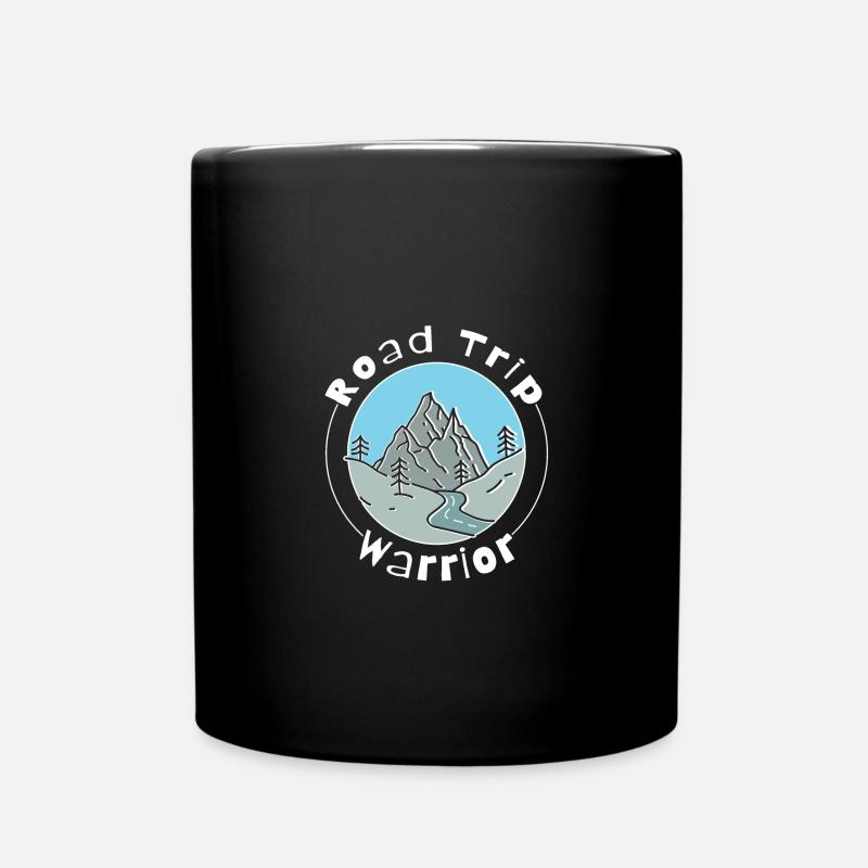 Road Trip - Tasse einfarbig - Schwarz