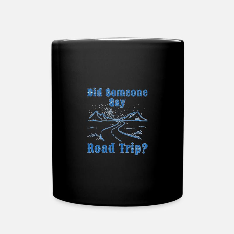 Road Trip - Tasse einfarbig - Schwarz