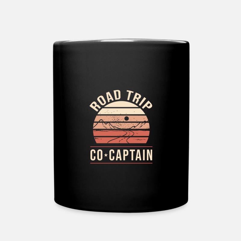 Road Trip - Full Colour Mug - black