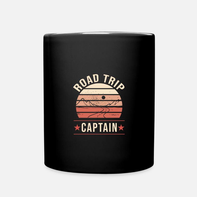 Road Trip - Full Colour Mug - black