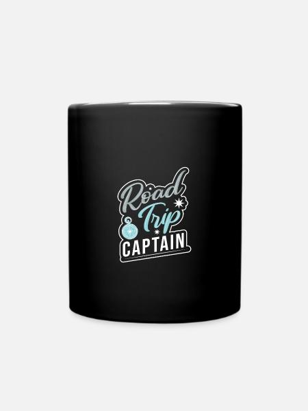 Road Trip - Tasse einfarbig - Schwarz