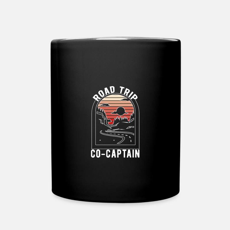 Road Trip - Tasse einfarbig - Schwarz
