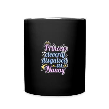 Nanny Babysitter Childminder - Full Colour Mug - black - Front