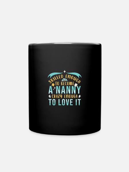 Nounou Baby-sitter Assistante maternelle - Mug uni - noir