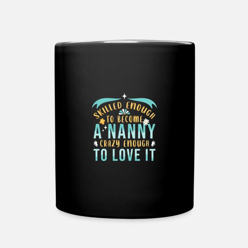 Nounou Baby-sitter Assistante maternelle - Mug uni - noir