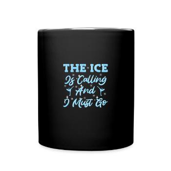 Eiskunstlauf - Tasse einfarbig - Schwarz - Vorne