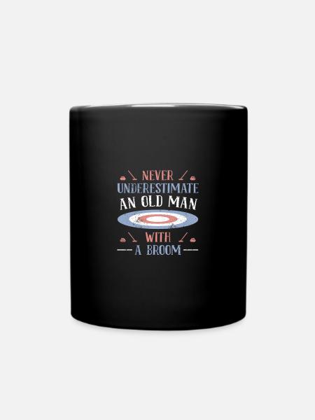 Curling - Full Colour Mug - black