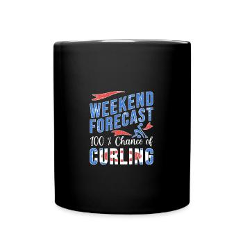 Curling - Mug uni - noir - Devant