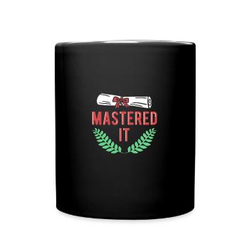 Master's degree University - Full Colour Mug - black - Front