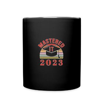 Master Université - Mug uni - noir - Devant
