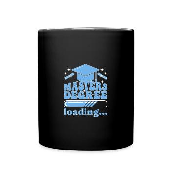 Master's degree University - Full Colour Mug - black - Front