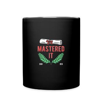 Master's degree University - Full Colour Mug - black - Front