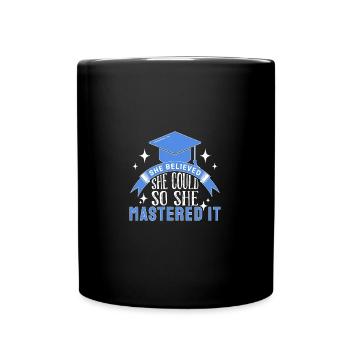 Master Université - Mug uni - noir - Devant